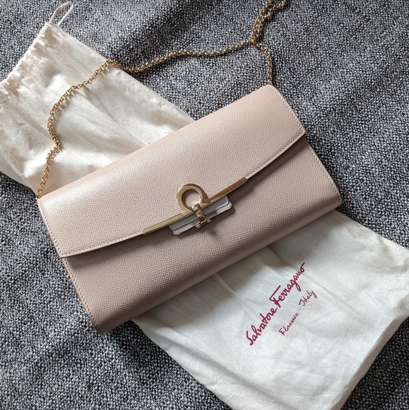 Salvatore Ferragamo Gancini Mini Bag Clutch Purse - Picture 2 of 8